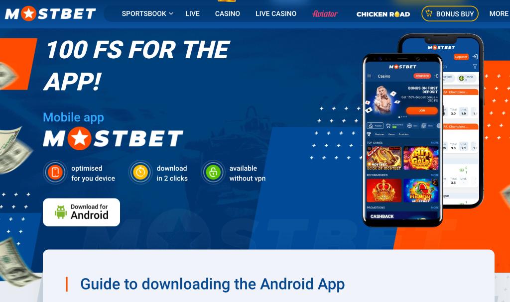 Mostbet bietet eine mobile App für Android-Nutzer