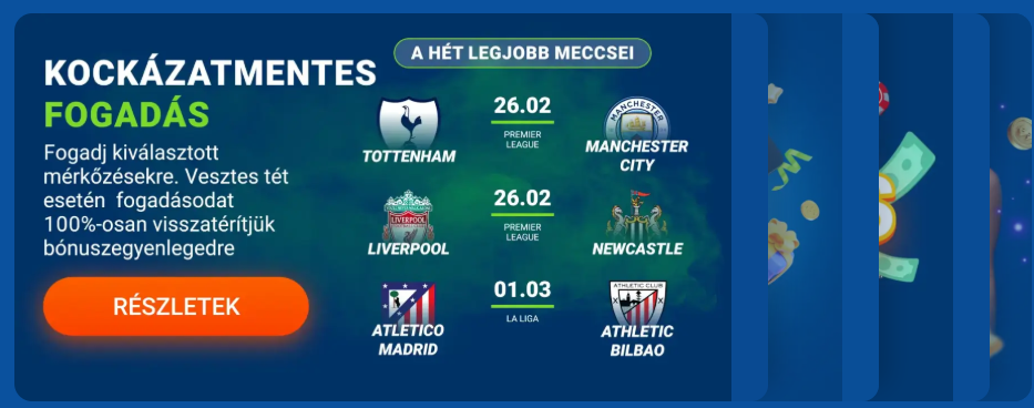 Mostbet casino 100%-os kockázatmentes fogadás.