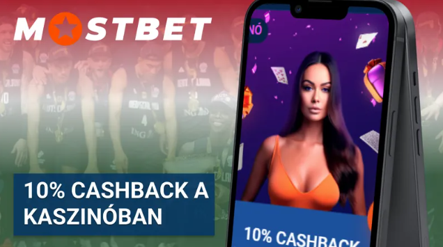 Mostbet casino 10%-os cashback.