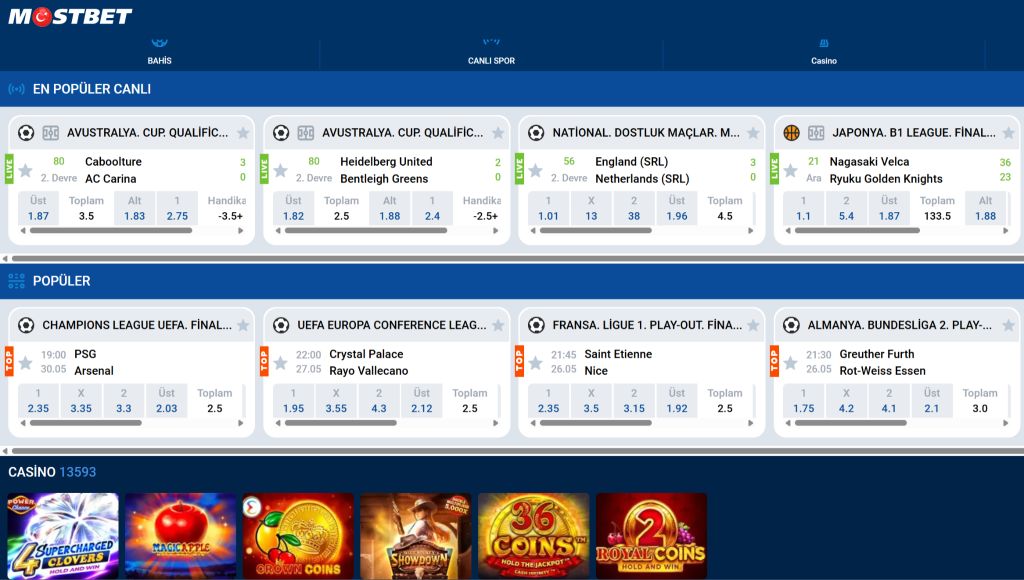 Mostbet mobil versiyon